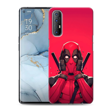 Силиконовый чехол на OPPO Reno3 Pro с принтом Дедпул Deadpool Силиконовый чехол на OPPO Reno3 Pro с принтом Дедпул Deadpool