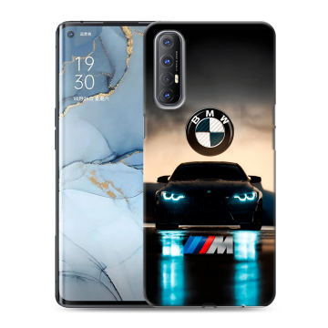 Силиконовый чехол на OPPO Reno3 Pro с принтом БМВ BMW Силиконовый чехол на OPPO Reno3 Pro с принтом БМВ BMW