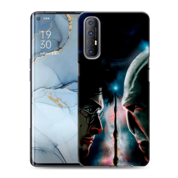 Силиконовый чехол на OPPO Reno3 Pro с принтом Гарри Поттер Harry Potter