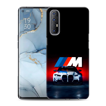 Силиконовый чехол на OPPO Reno3 Pro с принтом БМВ BMW Силиконовый чехол на OPPO Reno3 Pro с принтом БМВ BMW