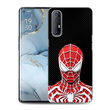 Силиконовый чехол на OPPO Reno3 Pro с принтом человек паук spiderman Силиконовый чехол на OPPO Reno3 Pro с принтом человек паук spiderman