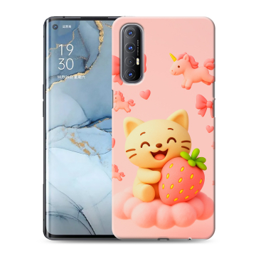 Силиконовый чехол на OPPO Reno3 Pro с принтом для девочек