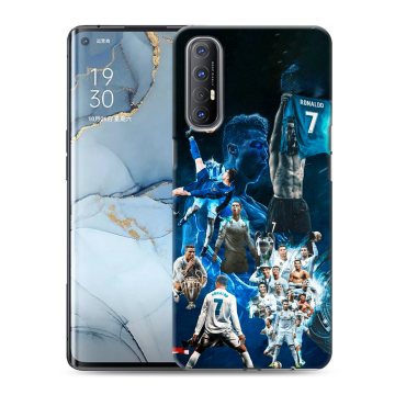 Силиконовый чехол на OPPO Reno3 Pro с принтом Реал Роналдо Силиконовый чехол на OPPO Reno3 Pro с принтом Реал Роналдо