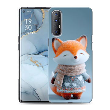Силиконовый чехол на OPPO Reno3 Pro с принтом Лиса