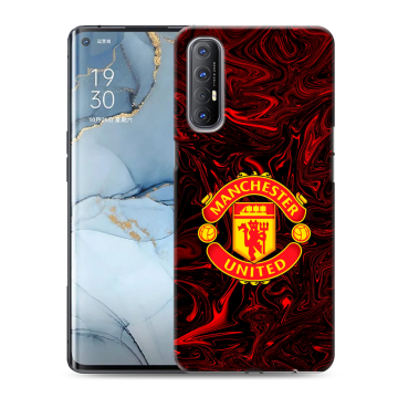 Силиконовый чехол на OPPO Reno3 Pro с принтом Manchester United