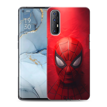 Силиконовый чехол на OPPO Reno3 Pro с принтом Spiderman Человек паук Силиконовый чехол на OPPO Reno3 Pro с принтом Spiderman Человек паук