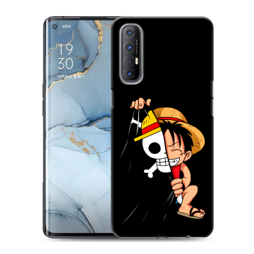 Силиконовый чехол на OPPO Reno3 Pro с принтом One Piece Ван Пис
