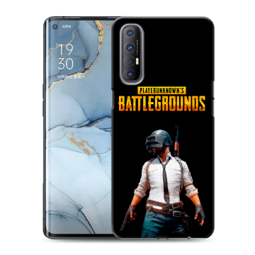 Силиконовый чехол на OPPO Reno3 Pro с принтом PUGB ПАГБ Силиконовый чехол на OPPO Reno3 Pro с принтом PUGB ПАГБ