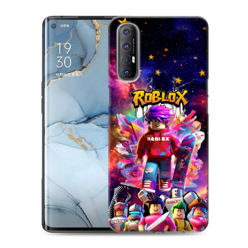 Силиконовый чехол на OPPO Reno3 Pro с принтом Roblox Роблокс Силиконовый чехол на OPPO Reno3 Pro с принтом Roblox Роблокс