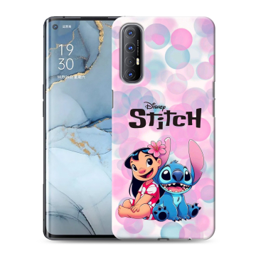 Силиконовый чехол на OPPO Reno3 Pro с принтом Лило и Стич Силиконовый чехол на OPPO Reno3 Pro с принтом Лило и Стич