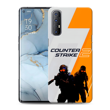 Силиконовый чехол на OPPO Reno3 Pro с принтом Counter Strike