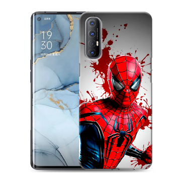 Силиконовый чехол на OPPO Reno3 Pro с принтом Spiderman Человек паук