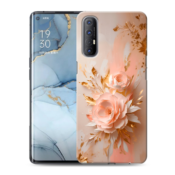 Силиконовый чехол на OPPO Reno3 Pro с принтом женский