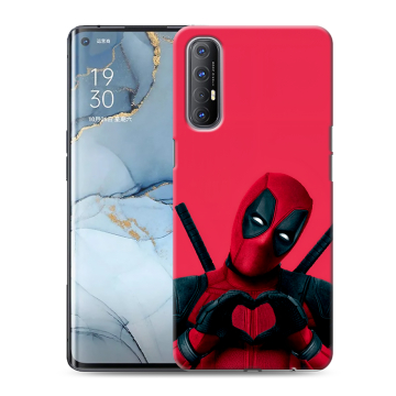 Силиконовый чехол на OPPO Reno3 Pro с принтом Дедпул Deadpool Силиконовый чехол на OPPO Reno3 Pro с принтом Дедпул Deadpool