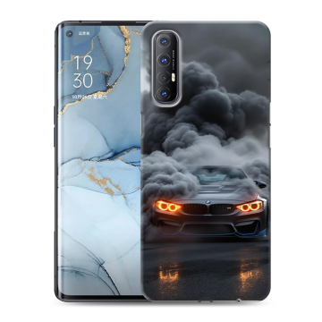 Силиконовый чехол на OPPO Reno3 Pro с принтом BMW БМВ Силиконовый чехол на OPPO Reno3 Pro с принтом BMW БМВ