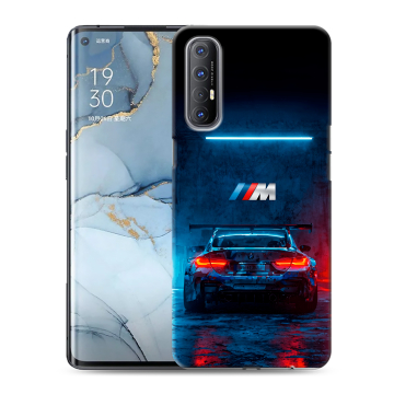 Силиконовый чехол на OPPO Reno3 Pro с принтом BMW БМВ Силиконовый чехол на OPPO Reno3 Pro с принтом BMW БМВ