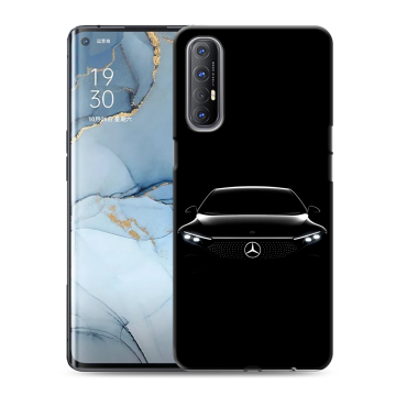 Силиконовый чехол на OPPO Reno3 Pro с принтом Mercedes Мерседес Силиконовый чехол на OPPO Reno3 Pro с принтом Mercedes Мерседес