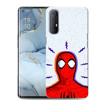 Силиконовый чехол на OPPO Reno3 Pro с принтом Spiderman Человек паук