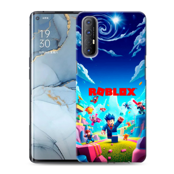 Силиконовый чехол на OPPO Reno3 Pro с принтом Roblox Роблокс Силиконовый чехол на OPPO Reno3 Pro с принтом Roblox Роблокс