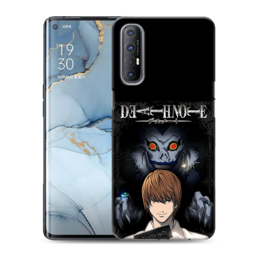 Силиконовый чехол на OPPO Reno3 Pro с принтом Death note Тетрадь смерти