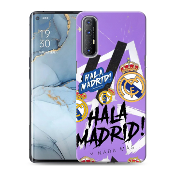 Силиконовый чехол на OPPO Reno3 Pro с принтом Real Madrid Реал Мадрид Силиконовый чехол на OPPO Reno3 Pro с принтом Real Madrid Реал Мадрид