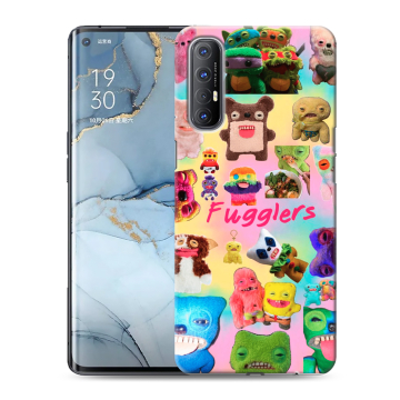 Силиконовый чехол на OPPO Reno3 Pro с принтом Флагер Fuggler