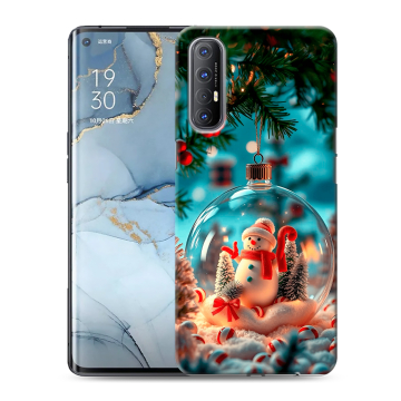 Силиконовый чехол на OPPO Reno3 Pro с принтом Новый год