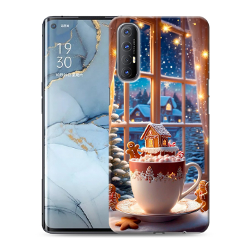 Силиконовый чехол на OPPO Reno3 Pro с принтом Новый год
