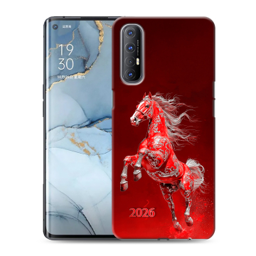 Силиконовый чехол на OPPO Reno3 Pro с принтом Новый год