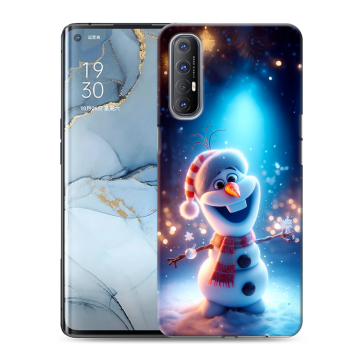 Силиконовый чехол на OPPO Reno3 Pro с принтом Новый год