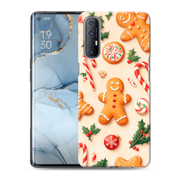 Силиконовый чехол на OPPO Reno3 Pro с принтом Новый год