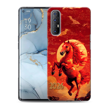 Силиконовый чехол на OPPO Reno3 Pro с принтом Новый год