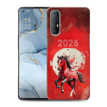 Силиконовый чехол на OPPO Reno3 Pro с принтом Новый год