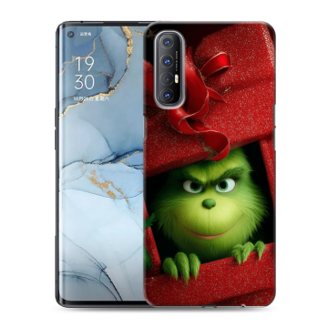 Силиконовый чехол на OPPO Reno3 Pro с принтом Новый год