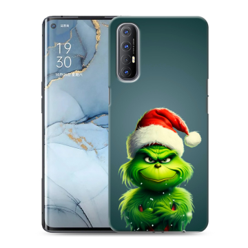 Силиконовый чехол на OPPO Reno3 Pro с принтом Новый год Силиконовый чехол на OPPO Reno3 Pro с принтом Новый год