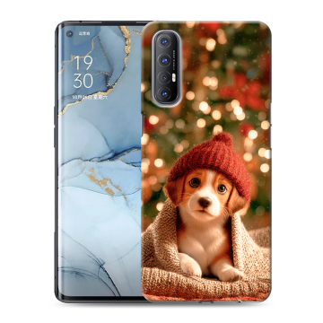 Силиконовый чехол на OPPO Reno3 Pro с принтом Новый год Силиконовый чехол на OPPO Reno3 Pro с принтом Новый год