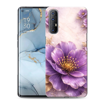 Силиконовый чехол на OPPO Reno3 Pro с принтом женский