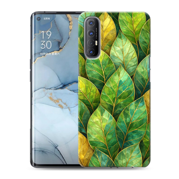 Силиконовый чехол на OPPO Reno3 Pro с принтом женский