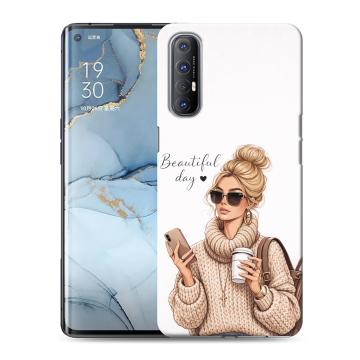 Силиконовый чехол на OPPO Reno3 Pro с принтом женский Силиконовый чехол на OPPO Reno3 Pro с принтом женский