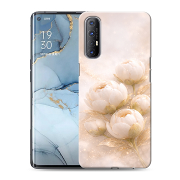 Силиконовый чехол на OPPO Reno3 Pro с принтом женский