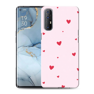 Силиконовый чехол на OPPO Reno3 Pro с принтом для девочек