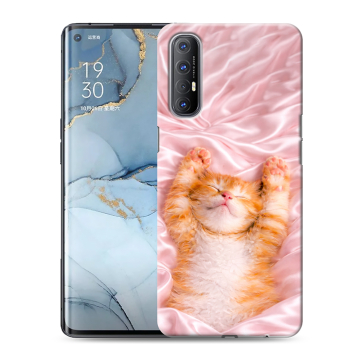 Силиконовый чехол на OPPO Reno3 Pro с принтом женский