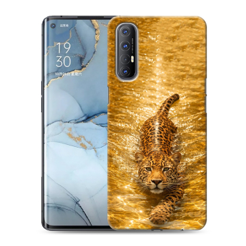 Силиконовый чехол на OPPO Reno3 Pro с принтом женский