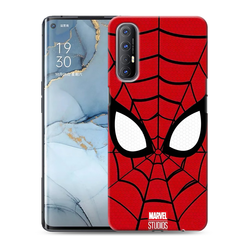 Пластиковый чехол на OPPO Reno3 Pro с принтом человек паук spiderman Пластиковый чехол на OPPO Reno3 Pro с принтом человек паук spiderman