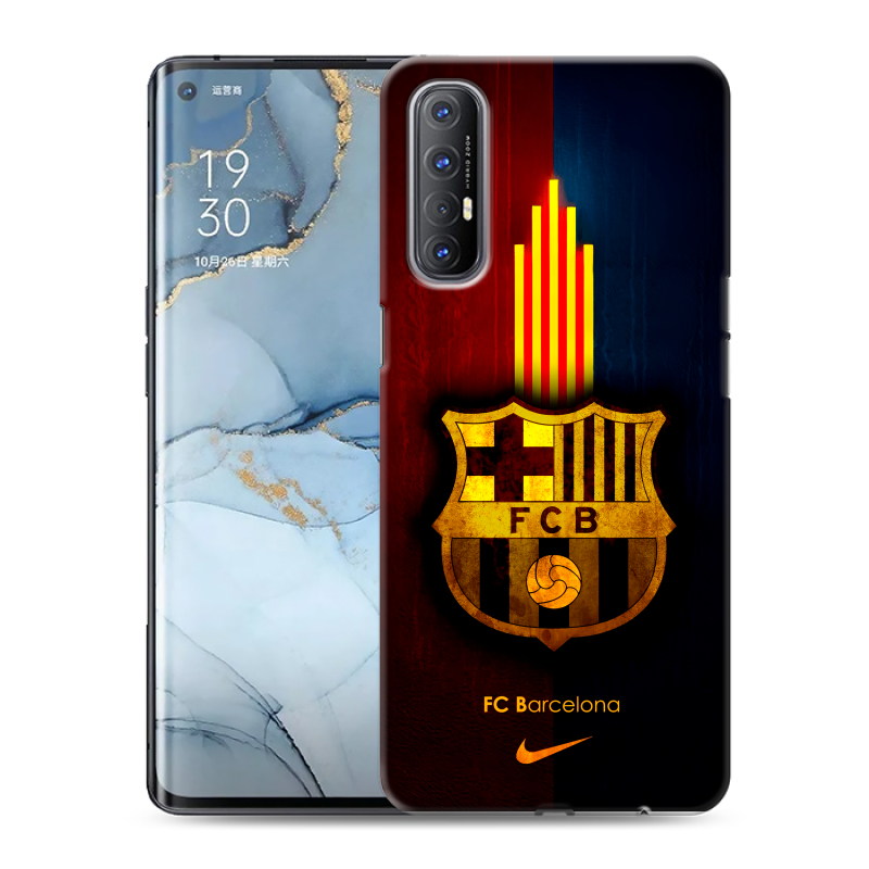 Силиконовый чехол на OPPO Reno3 Pro с принтом Барселона Barcelona Силиконовый чехол на OPPO Reno3 Pro с принтом Барселона Barcelona