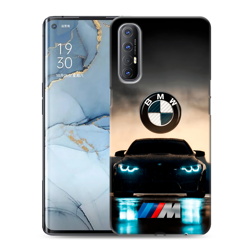 Пластиковый чехол на OPPO Reno3 Pro с принтом БМВ BMW Пластиковый чехол на OPPO Reno3 Pro с принтом БМВ BMW