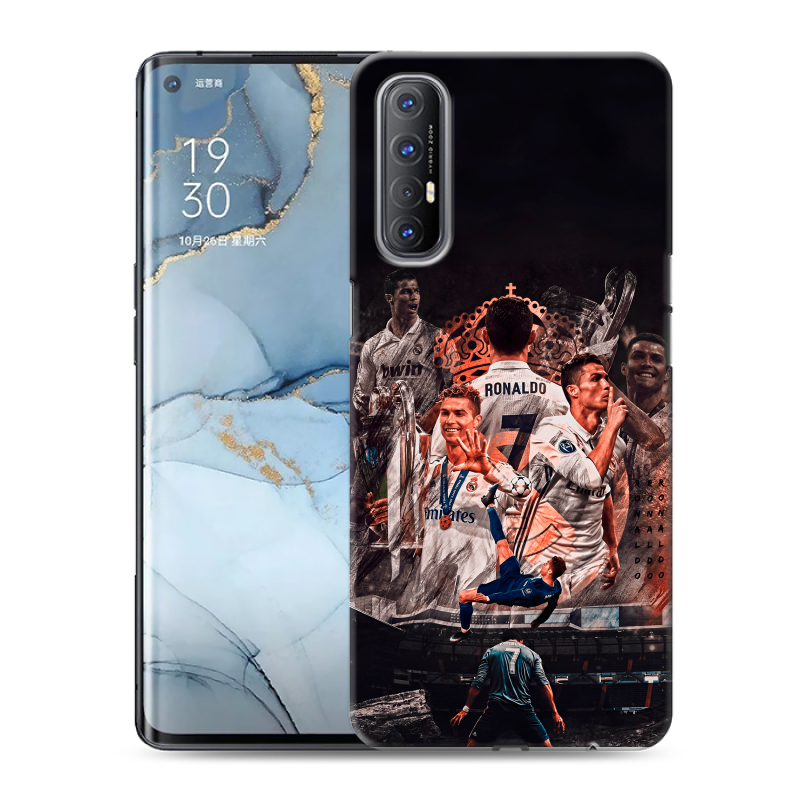 Силиконовый чехол на OPPO Reno3 Pro с принтом Реал Роналдо Real Ronaldo Силиконовый чехол на OPPO Reno3 Pro с принтом Реал Роналдо Real Ronaldo