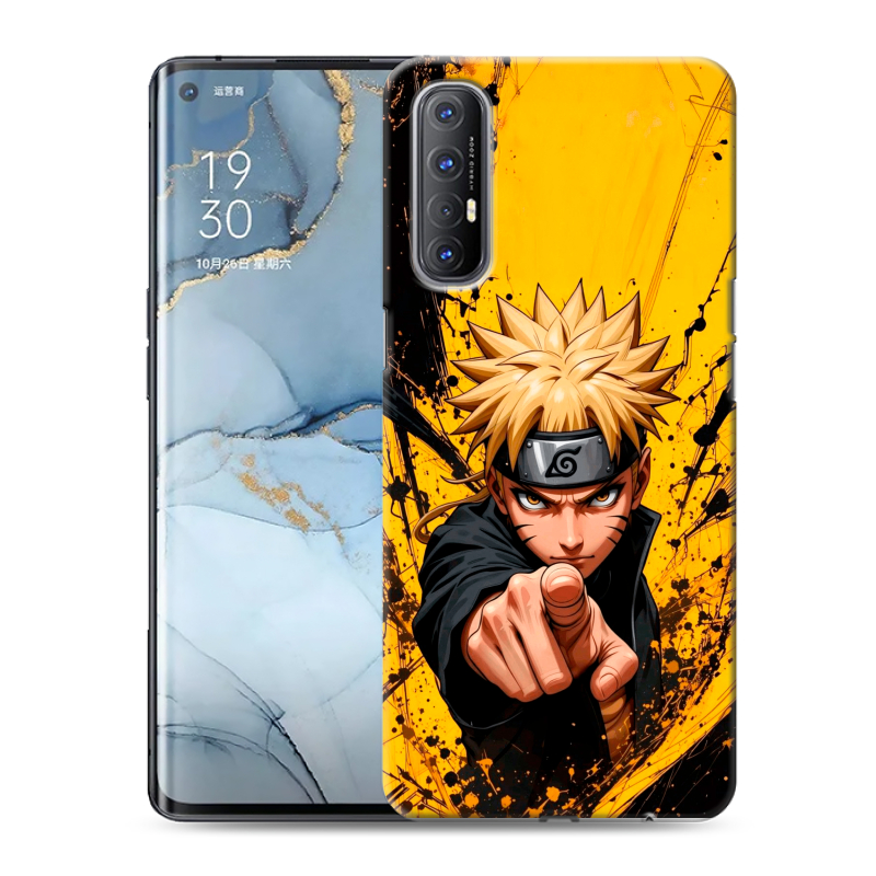 Силиконовый чехол на OPPO Reno3 Pro с принтом Naruto Наруто Силиконовый чехол на OPPO Reno3 Pro с принтом Naruto Наруто