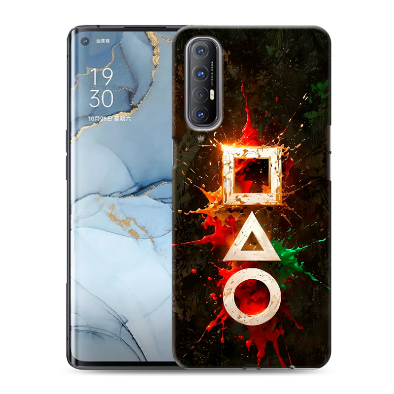 Силиконовый чехол на OPPO Reno3 Pro с принтом Squid Game Игра кальмара Силиконовый чехол на OPPO Reno3 Pro с принтом Squid Game Игра кальмара