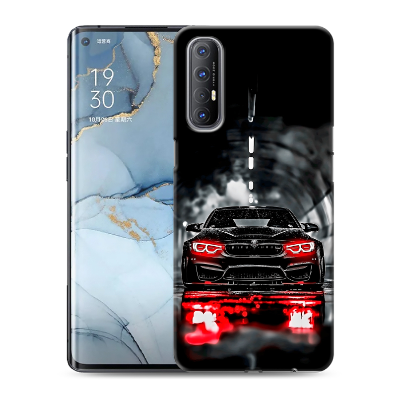 Силиконовый чехол на OPPO Reno3 Pro с принтом BMW БМВ Силиконовый чехол на OPPO Reno3 Pro с принтом BMW БМВ